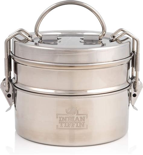 amazon tiffin box steel|steel tiffin box wholesale price.